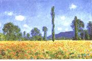Claude Monet Champ de coquelicots a Giverny France oil painting artist